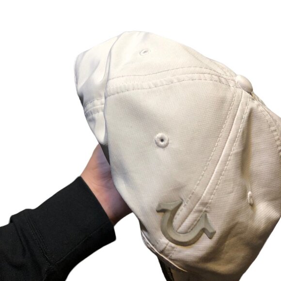 Vintage True Religion Hat Baseball Cap White Reflective - Picture 4 of 6